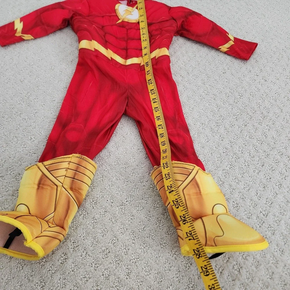 DC Comics The Flash Muscle Chest Costume Toddler Boys Size 2T